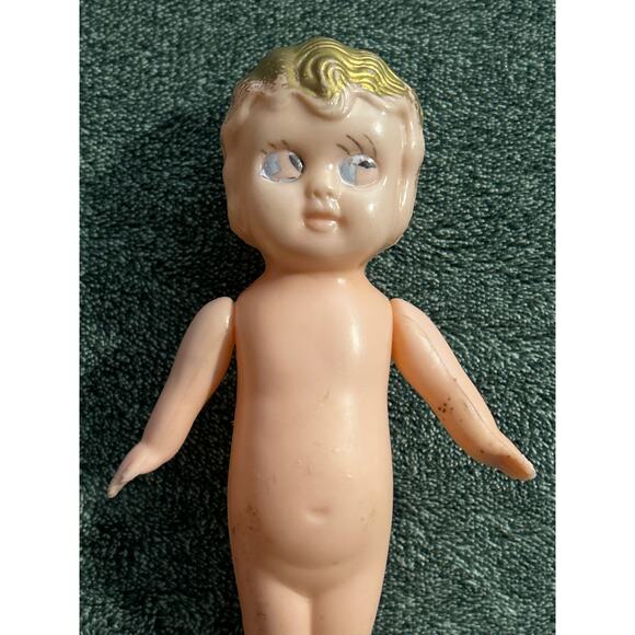 Vintage Kewpie Flapper Girl Carnival Style Doll Arms Move - Picture 2 of 8